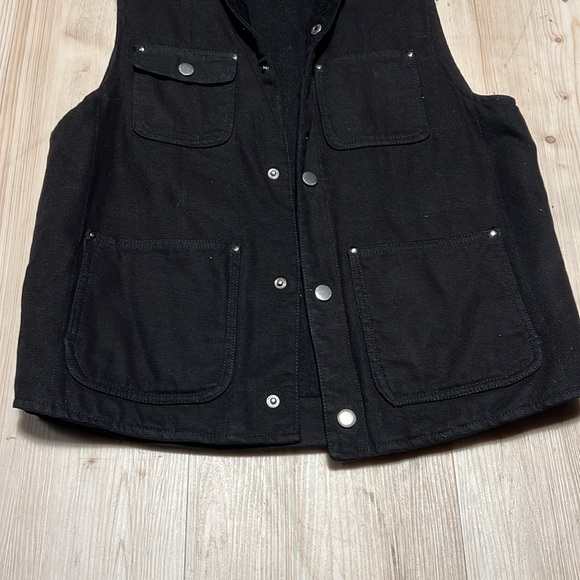 Deus Black Canvas Vest - Picture 4 of 13